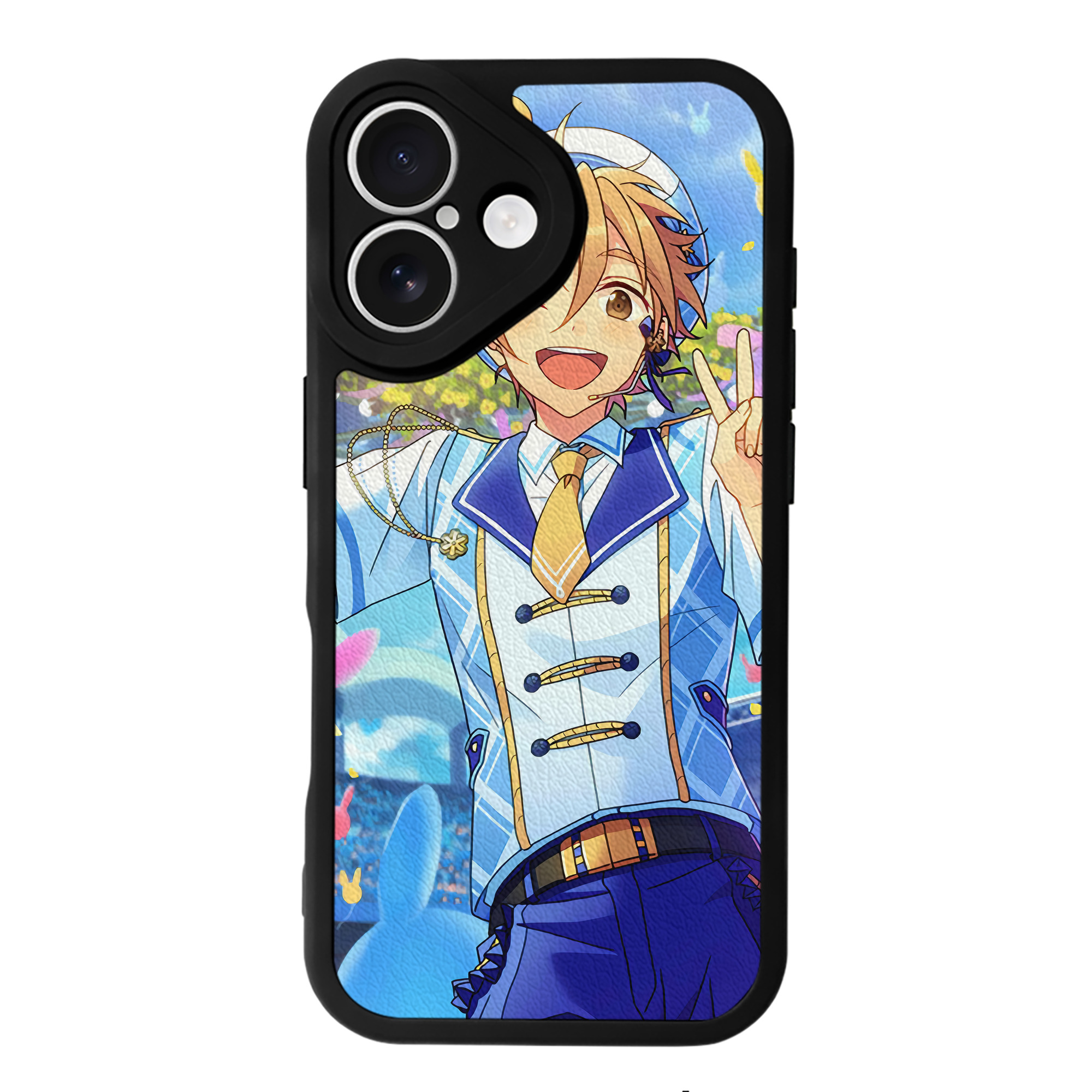 （画像用） あんさんぶるスターズ! Ensemble Stars 【iPhone 16シリーズ対応】シリコンスマホケース（レザー調） 材質：シリコン